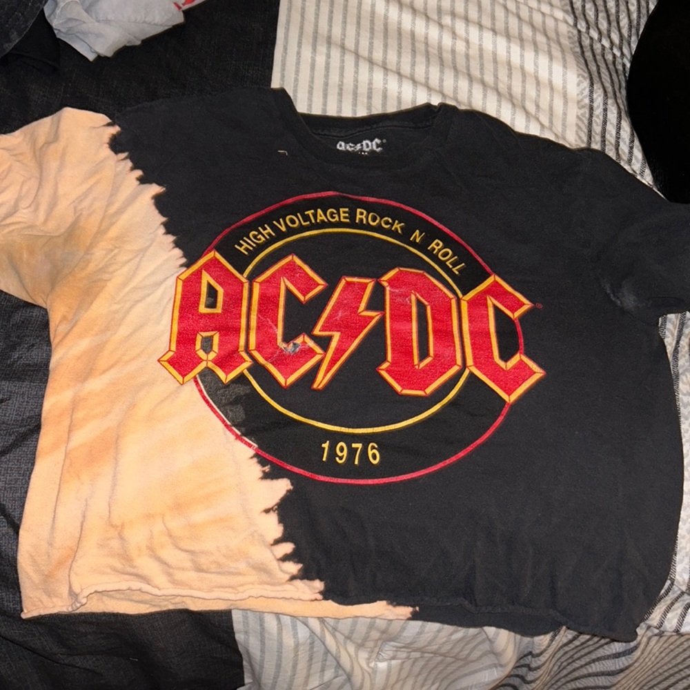 AC/DC cropped shirt